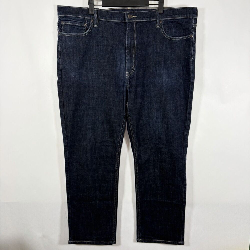 Levis 541 Athletic Taper Jeans Mens Size 42x30 Dark Wash Blue Stretch Denim